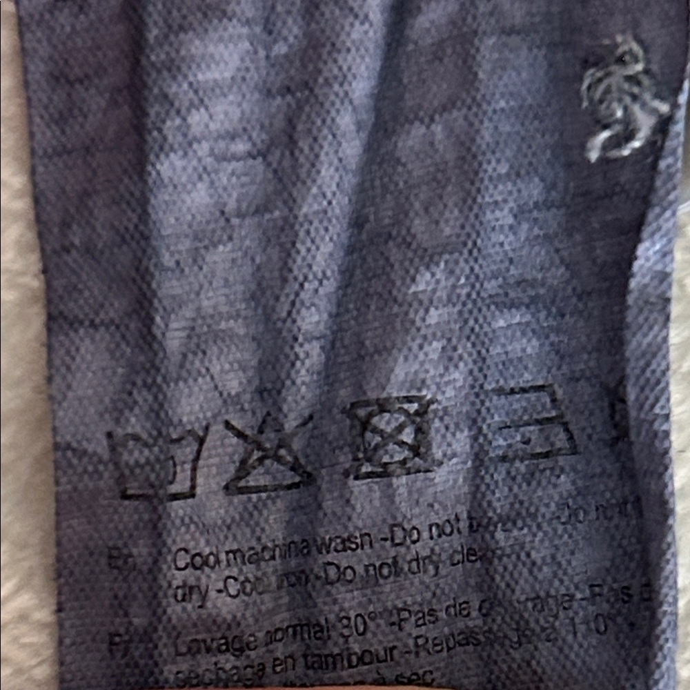 NEUW Steel Blue Linen Blend Casual Button-Down Shirt. Size small. - Picture 13 of 15